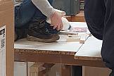 Konzentriert bei der Arbeit
