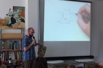 Leseaktion mit der Stadtbibliothek - eine Autorenlesung