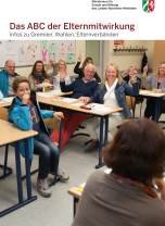 Cover der Broschüre "Das ABC der Elternmitwirkung" - Öffnet bei Klick die Broschüre als PDF in einem neuen Fenster.